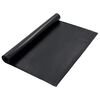 vidaXL Tapis de sol Noir 1,2 x 5 m Caoutchouc