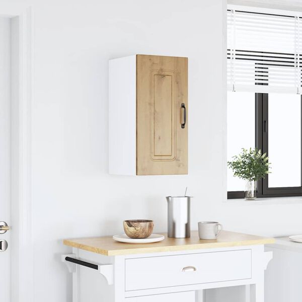 vidaXL Armoire murale cuisine Kalmar ch&ecirc;ne artisanal bois d'ing&eacute;nierie