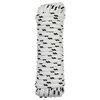 vidaXL Corde de bateau 14 mm 6 m Blanc et noir Polyester