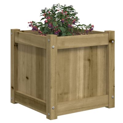 vidaXL Jardinières 2 pcs bois de pin imprégné