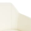 vidaXL Chaise &agrave; manger Blanc et noir Similicuir