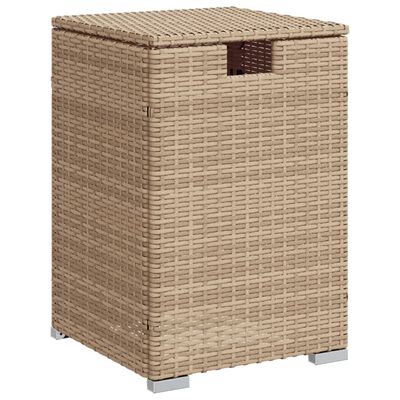 vidaXL Table de couverture de bouteille de propane beige 40x40x60 cm