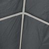vidaXL Tissu de tente sans cadre Gris 8 x 4 m PE