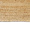 vidaXL Tapis de surface Rectangulaire Marron 120 x 170 cm Jute