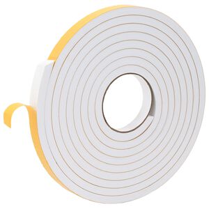 vidaXL Ruban adh&eacute;sif en mousse 20 pc Blanc 15mm x 5m Mousse CR