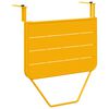 vidaXL Table Suspendue de Balcon Jaune 60 x 39 x 65 cm Acier