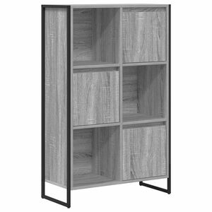 vidaXL Biblioth&egrave;que 68 x 30 x 108.5 cm Bois d'ing&eacute;nierie Gris Sonoma
