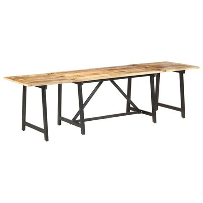 vidaXL Table à manger extensible 280x80x75 cm Bois de manguier massif