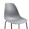 vidaXL Ensemble de bar 5 pcs Plastique Gris