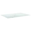 vidaXL Dessus de table blanc 100x62 cm 8 mm verre tremp&eacute; design marbre