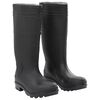 vidaXL Bottes de pluie noir taille 39 PVC