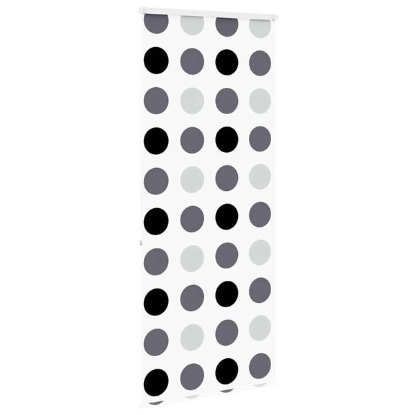 vidaXL Store enrouleur de douche avec cassette largeur du tissu 86 cm