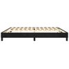vidaXL Cadre de lit noir 200x200 cm velours