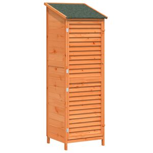 vidaXL Abri de jardin Marron 59 x 56 x 176 cm Bois de Sapin Massif