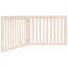 vidaXL Barri&egrave;re pour chien pliable &agrave; 2 panneaux 160 cm Bois de peuplier