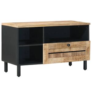 vidaXL Armoires de rangement Marron et noir 80 x 33,5 x 46 cm