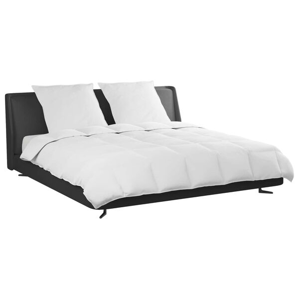 vidaXL Ensemble de Duvet avec oreiller 3 pcs Blanc Plume de canard