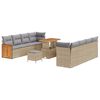 vidaXL Ensemble de canap&eacute; de jardin 11 pc 11-Nombre de places