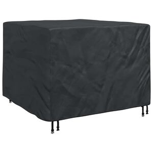 vidaXL Housse pour meubles Noir 135 x 135 x 90 cm tissu Oxford 420D