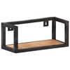vidaXL &Eacute;tag&egrave;res murales 2 pcs 40 cm Bois d'acacia massif