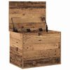 vidaXL Bo&icirc;te de Rangement avec stockage Bois ancien 60 x 42 x 46 cm