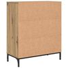 vidaXL Buffet Ch&ecirc;ne artisanal 69,5 x 33 x 82 cm Bois d'ing&eacute;nierie