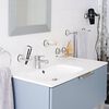 RIDDER Support de s&egrave;che-cheveux 14 x 12,7 x 6,5 cm Chrome 12070000