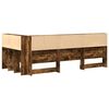 vidaXL T&ecirc;te de lit de rangement Ch&ecirc;ne fum&eacute; 90 cm Bois d'ing&eacute;nierie