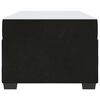 vidaXL Cadre de lit avec matelas Noir 100 x 200 cm tissu