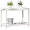 vidaXL Table de rempotage avec &eacute;tag&egrave;re 108x50x75 cm bois massif de pin
