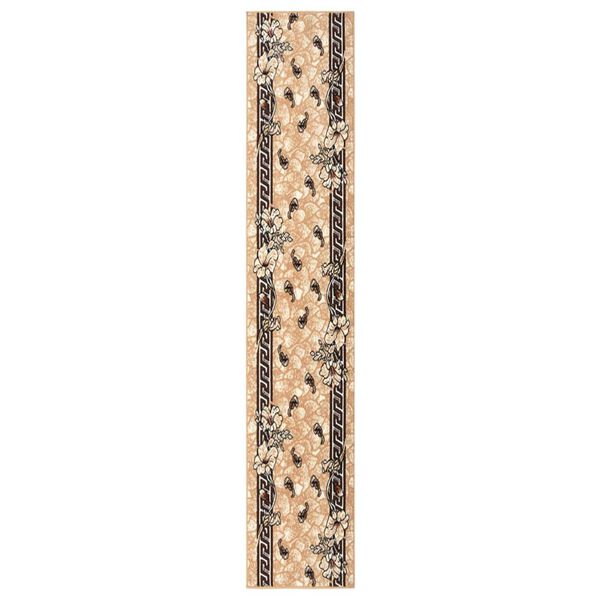vidaXL Tapis BCF Beige 60x450 cm