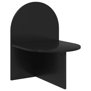 vidaXL Table de chevet Ch&ecirc;ne noir 48 x 49 x 65 cm Bois d&rsquo;ing&eacute;nierie