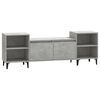 vidaXL Meuble TV Gris b&eacute;ton 160x35x55 cm Bois d'ing&eacute;nierie