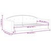 vidaXL Lit de repos gris clair 100x200 cm tissu