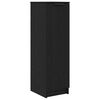 vidaXL Cabinet &agrave; chaussures avec &eacute;tag&egrave;re Ch&ecirc;ne noir 29,5 x 35 x 101 cm