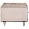 vidaXL Table basse Beige 100 x 54 x 40 cm Bois d'acacia massif