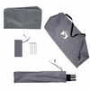 vidaXL Tente de voiture gris et orange imperm&eacute;able
