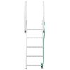 vidaXL &Eacute;chelle de dock &agrave; 5 &eacute;tapes Argent 58 x 77 x 191 cm Aluminium