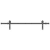vidaXL Kit de quincaillerie de porte coulissante 152 cm acier noir