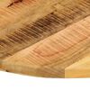 vidaXL Dessus de table &Oslash; 70x2,5 cm rond bois massif de manguier brut
