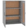 vidaXL Armoire murale suspendue Sonoma gris 69,5x32,5x90 cm