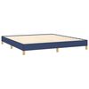 vidaXL Cadre de lit sans matelas bleu 180x200 cm tissu