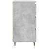 vidaXL Buffet gris b&eacute;ton 40x35x70 cm bois d'ing&eacute;nierie