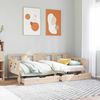 vidaXL Lit de jour avec tiroirs sans matelas 90x190 cm bois massif