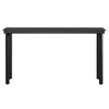 vidaXL Ensemble &agrave; manger de jardin avec coussins 5 pcs Noir