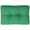 vidaXL Coussin de palette vert 60x40x12 cm tissu
