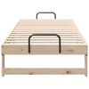 vidaXL Cadre de lit Marron 90 x 210 cm Pin massif