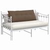 vidaXL Coussin de Dos Marron 120 x 19 x 50 cm tissu