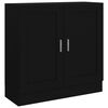 vidaXL Biblioth&egrave;que Noir 82,5x30,5x80 cm Bois d'ing&eacute;nierie