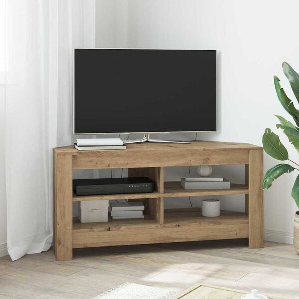 vidaXL MeubleTVd'Angle Bois Ancien 102 x 40,5 x 45 cm